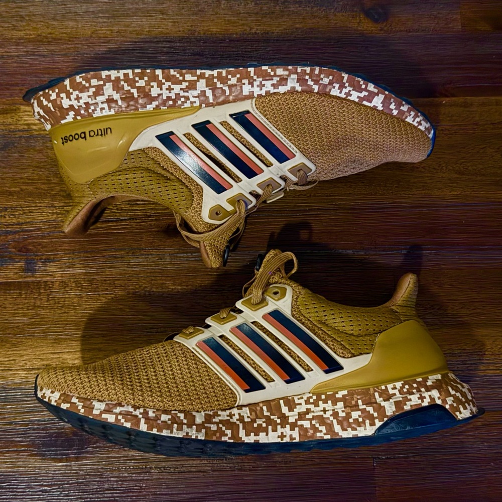 Adidas UltraBoost DNA Digital Camo - Size 8 (9.5W) Raw Desert Brown Beige MAX